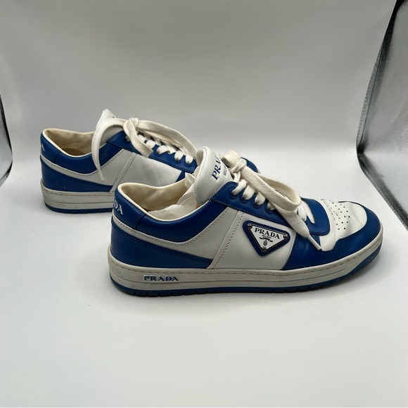 Prada Downtown Leather Sneakers - Picture 4 of 10